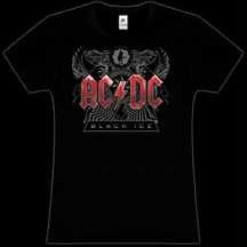 AC/DC  BLACK ICE  T-SHIRT GR. S SCHWARZ NEU
