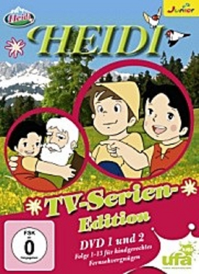 HEIDI  FOLGEN 1-13 TV SERIEN EDITION  2 DVD NEU