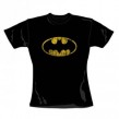 BATMAN  DISTRESSED SHIELD  GIRLIE SHIRT GR/SIZE M NEU