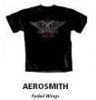 AEROSMITH  FADED WINGS  T-SHIRT GR M NEU