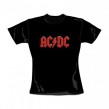 AC/DC  RED LOGO  GIRLIE SHIRT GR�SSE/SIZE S NEU