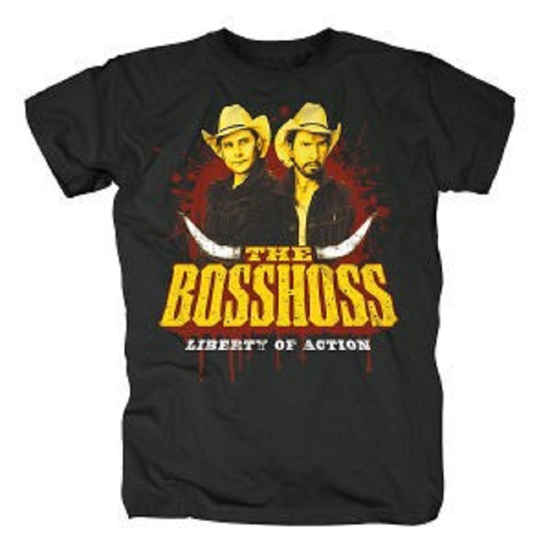 THE-BOSSHOSS-LIBERTY-OF-ACTION-T-SHIRT-GR-SIZE-M-NEU
