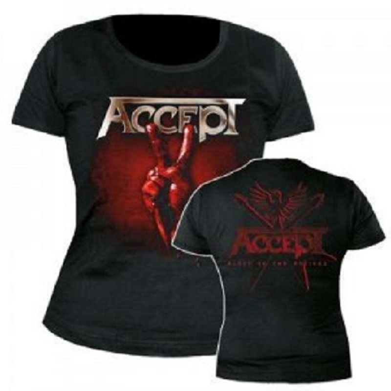 ACCEPT  BLOOD OF THE NATIONS  GIRLIE SHIRT GR S NEU