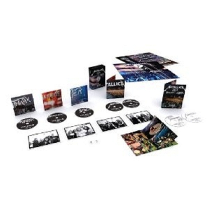 THE BIG FOUR  LIVE FROM...  2 DVD+5 CD BOX SLAYER NEU