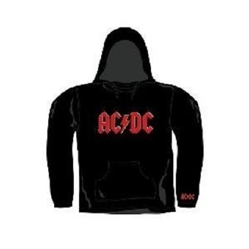 AC/DC  RED LOGO  HOODIE GR�SSE/SIZE M NEU